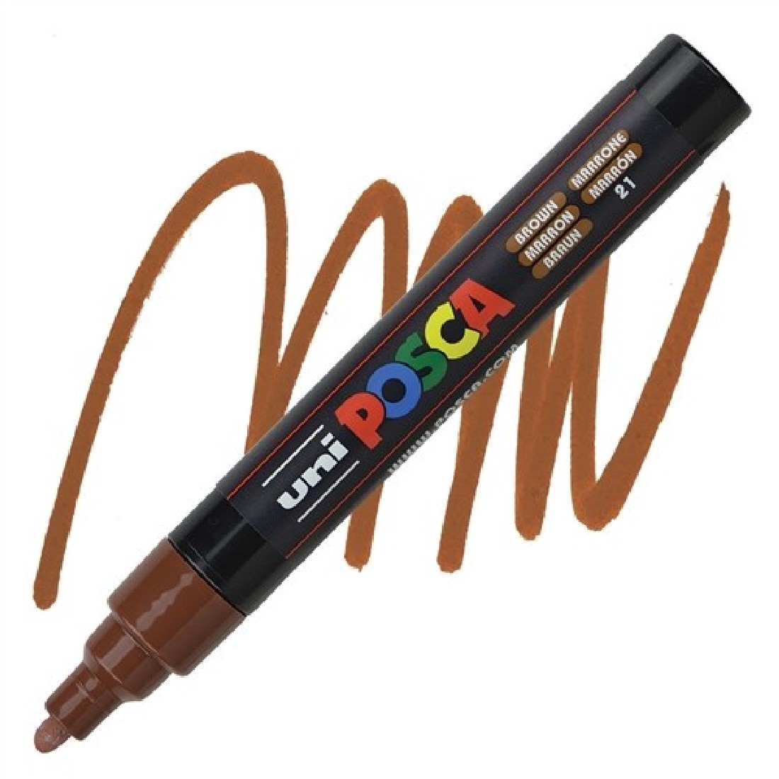 Μαρκαδόρος Posca Brown PC-5M Uni-Ball