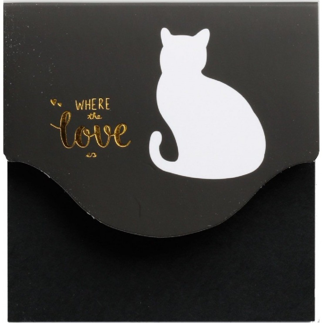 Χαρτάκια Σημειώσεων Aυτοκόλλητα ABOUT love Μαύρα YSS-326 M&G