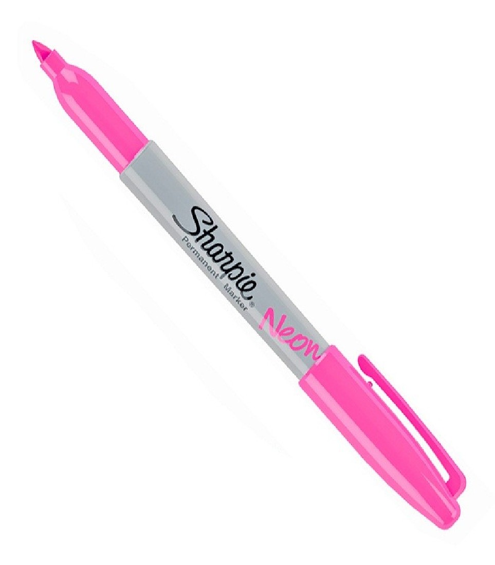 Permanent Marker Neon Pink Sharpie