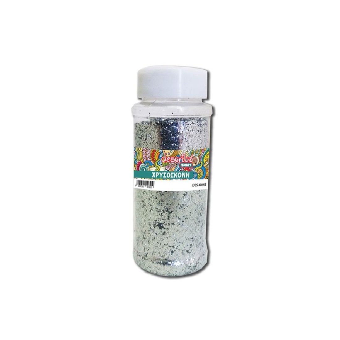 Αλατιέρα Χρυσόσκονης 110gr.-διάφορα Χρώματα DES-0041 Describo
