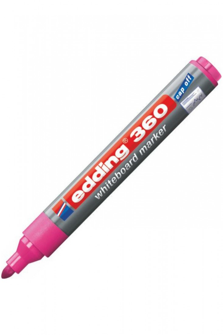Μαρκαδόρος Λευκού Πίνακα 1.5-3mm. 360/9 Pink Edding