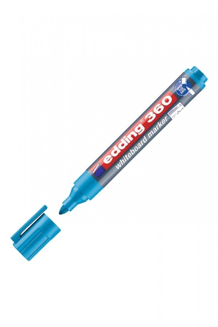 Μαρκαδόρος Λευκού Πίνακα 1.5-3mm. Light Blue 360/10 Edding