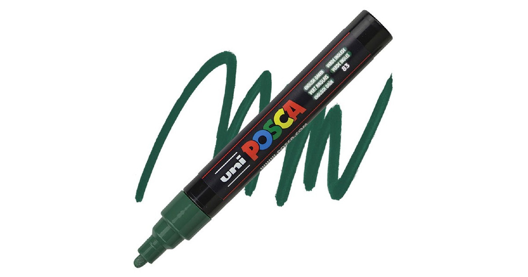 Μαρκαδόρος Posca PC-5M English Green Uni-Ball