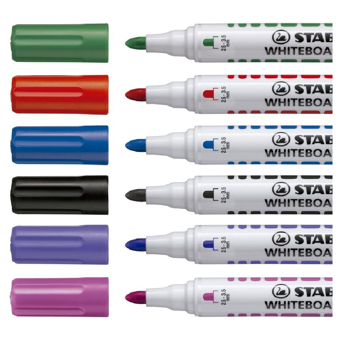 Μαρκαδόρος Ασπροπίνακα Μαύρο 641/46 Stabilo