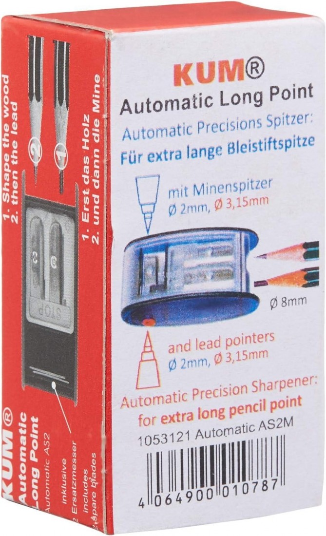 Ξύστρα Automatic Long Point 1053121 KUM