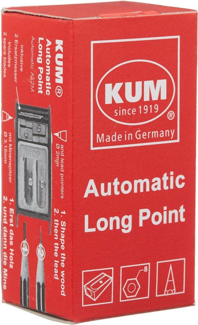 Ξύστρα Automatic Long Point 1053121 KUM