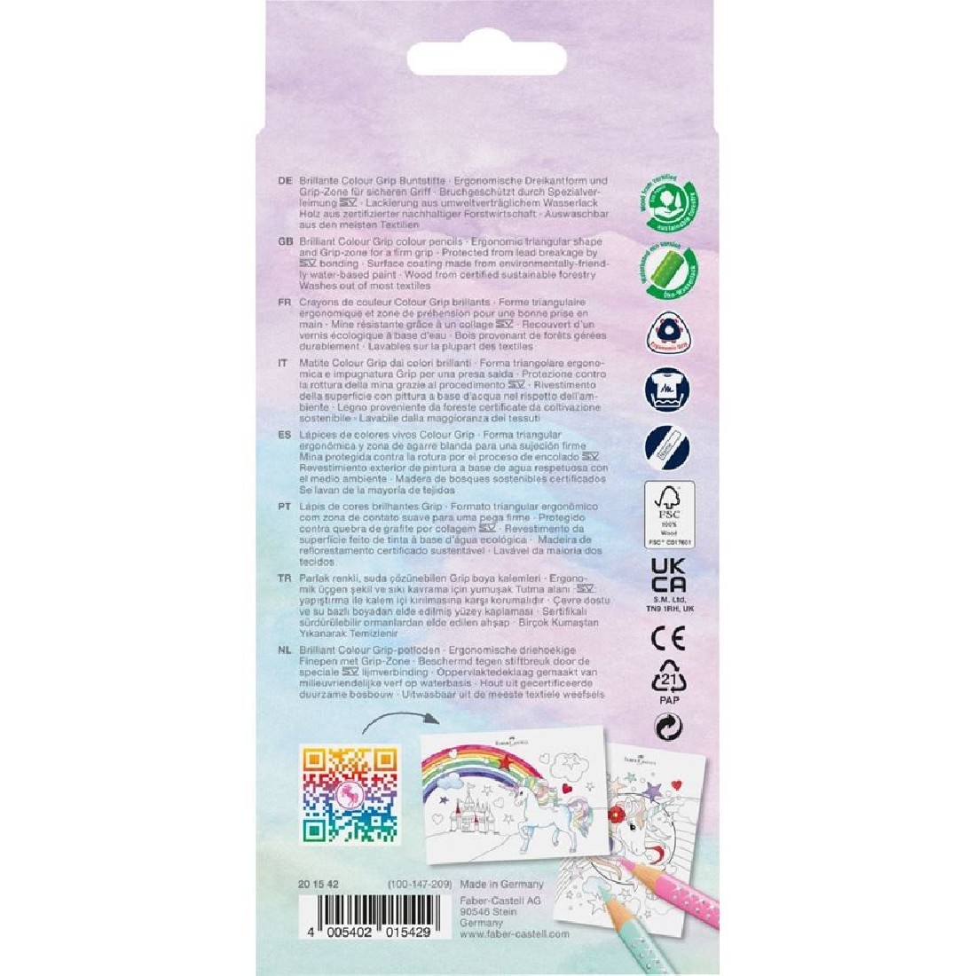 Faber Castell New Colour Pencils Colour Grip unicorn 13pcs 201542
