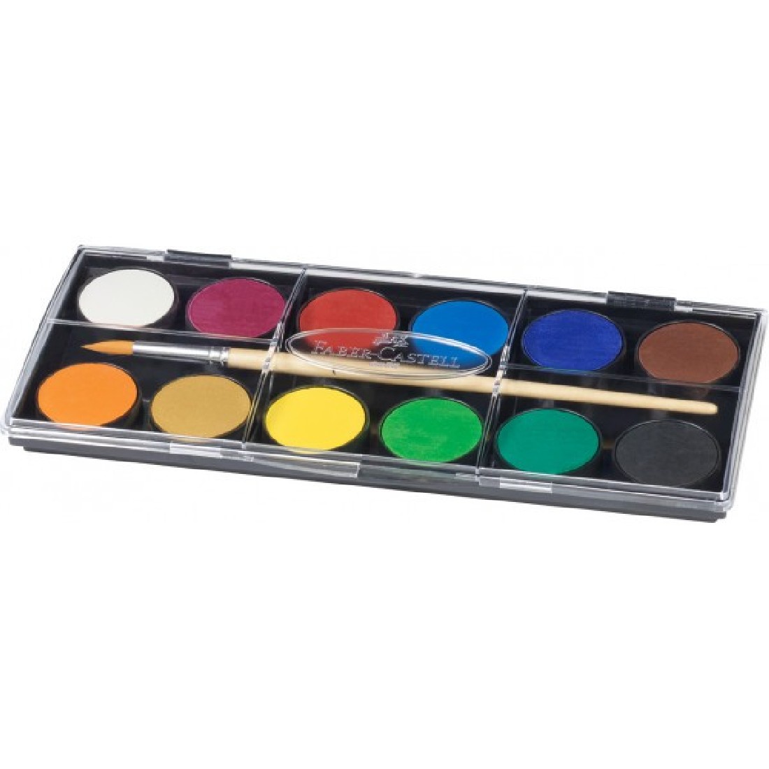 Νερομπογιές 12 χρωμάτων μικρό 125017 Faber Castell
