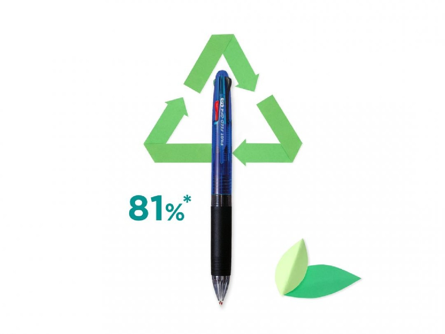 Στυλό Ballpoint με Πολύχρωμο Μελάνι Feed Gp4 1.0mm Pilot