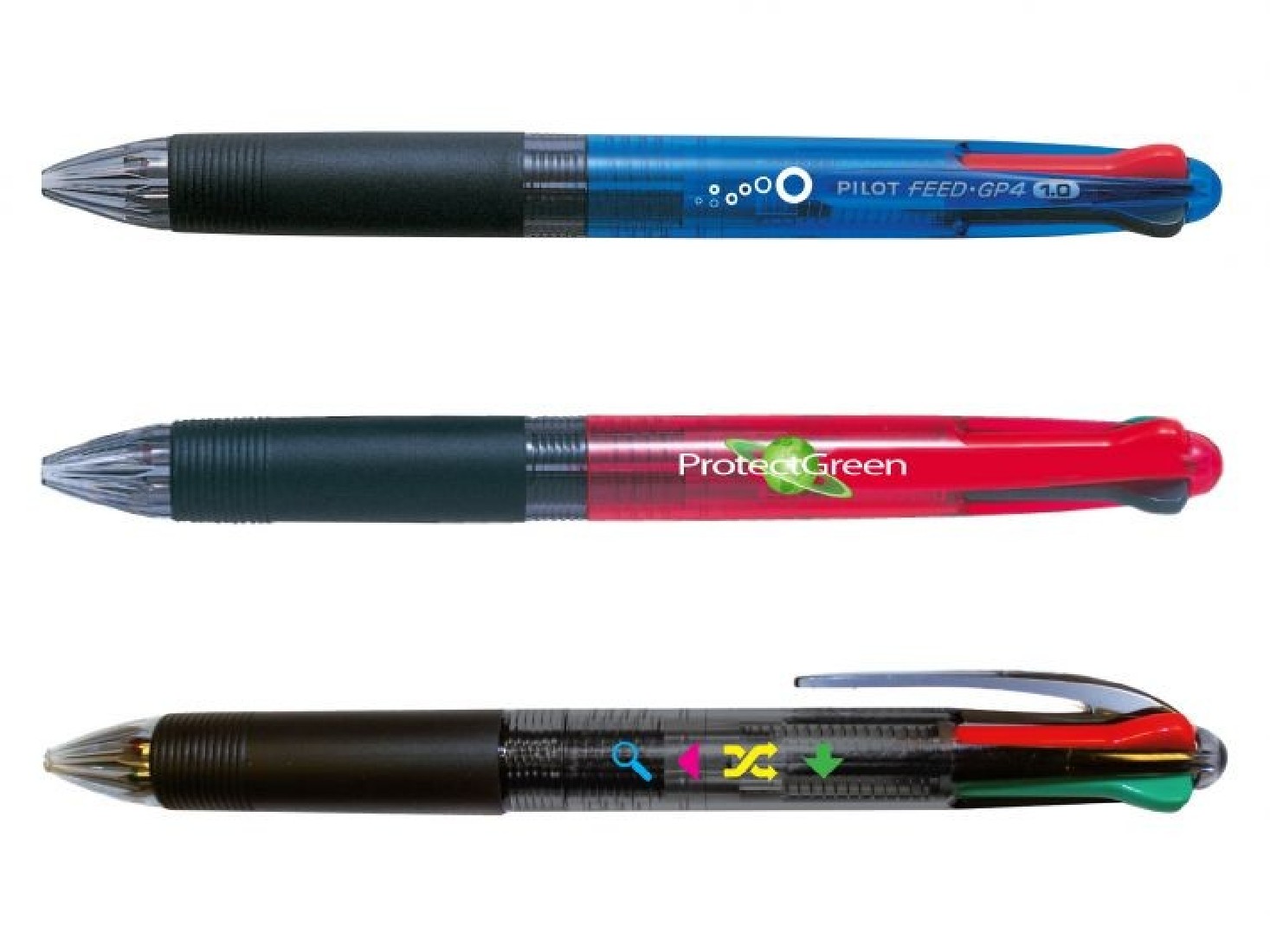 Στυλό Ballpoint με Πολύχρωμο Μελάνι Feed Gp4 1.0mm Pilot