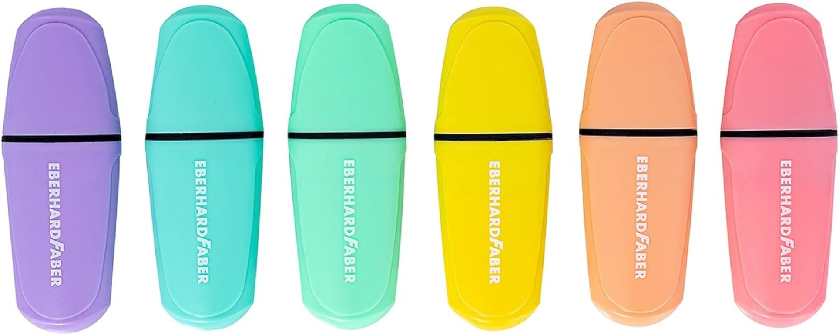 Highlighters 6 τεμαχίων, σε παστέλ χρώματα, 551403, Eberhard Faber