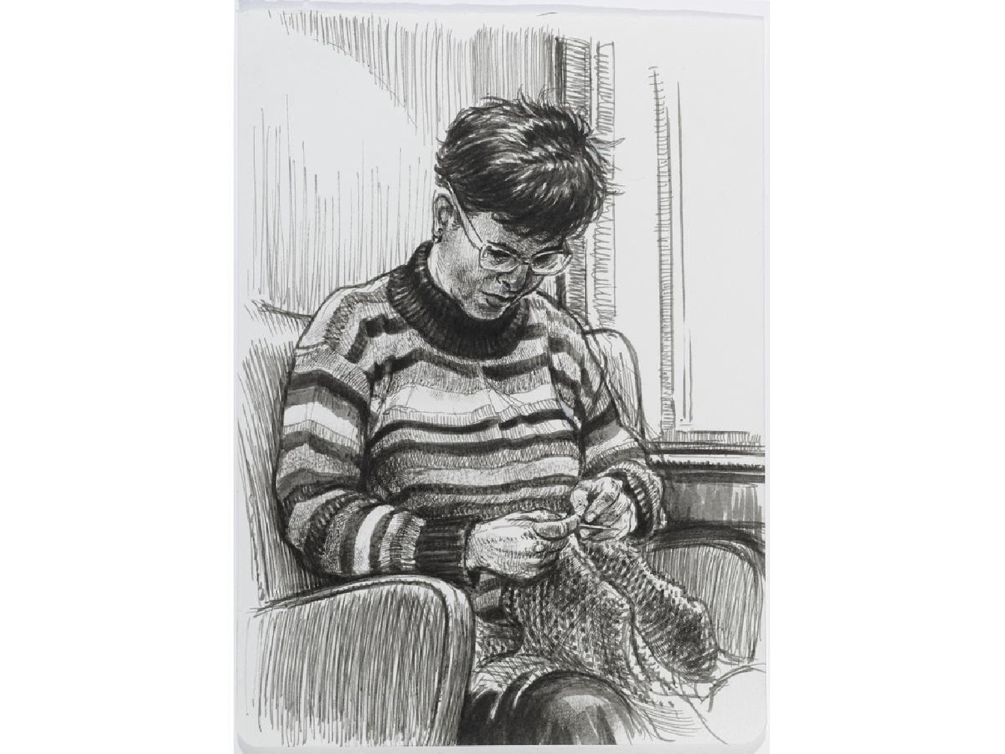 Faber Castell Pitt Artist Pens Warm Grey IV  tin of 4 167169