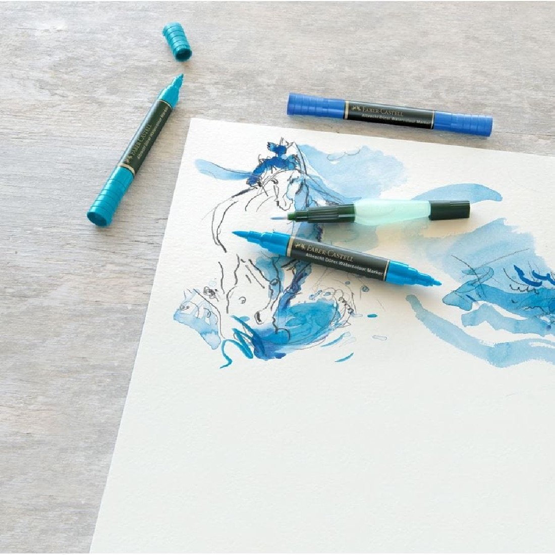 Faber Castell Albrecht Durer Watercolour Markers Set 5 160305