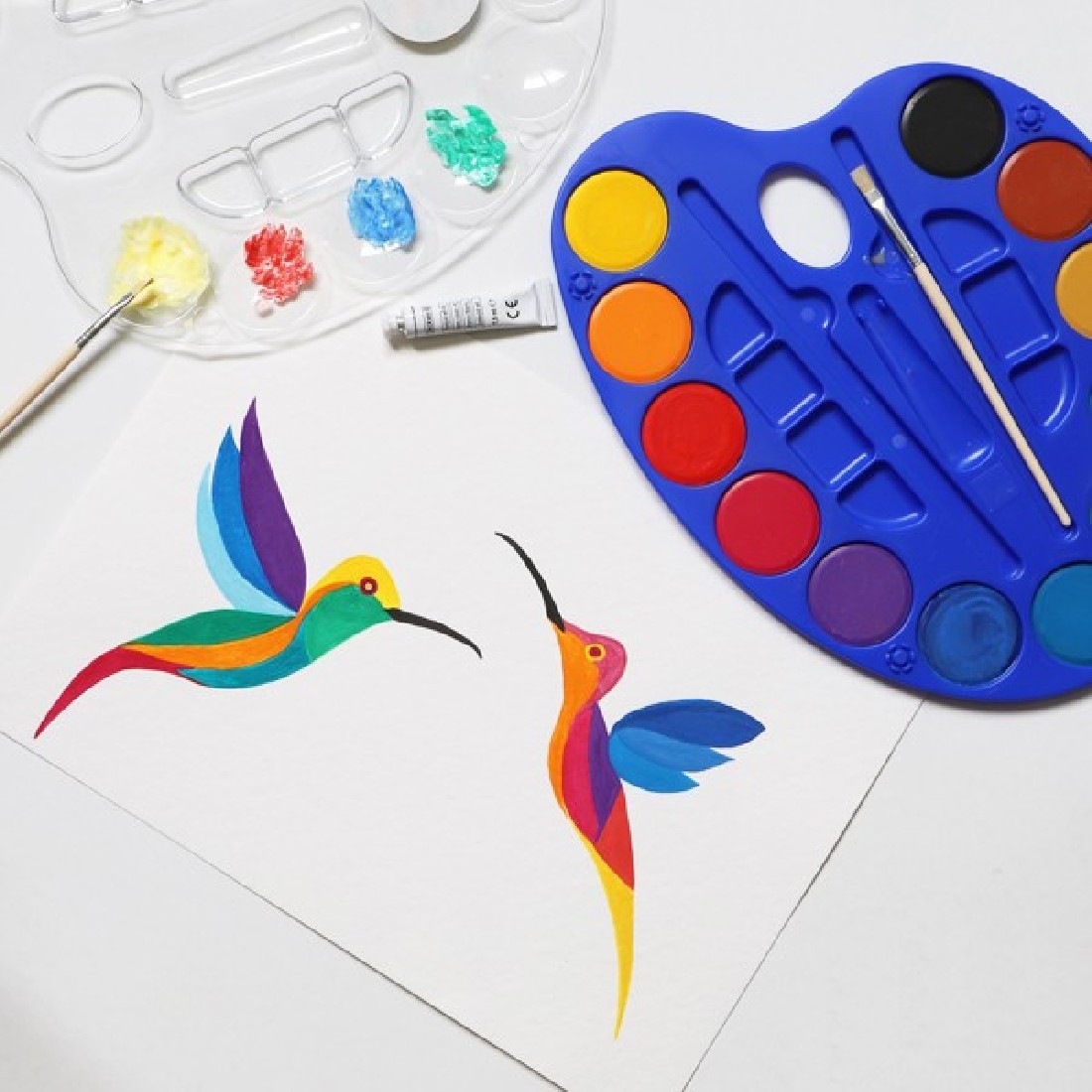 Νερομπογιές Aκουαρέλας 12 χρωμάτων με δώρο πινέλα 102Α12ΤΟΜ Primo