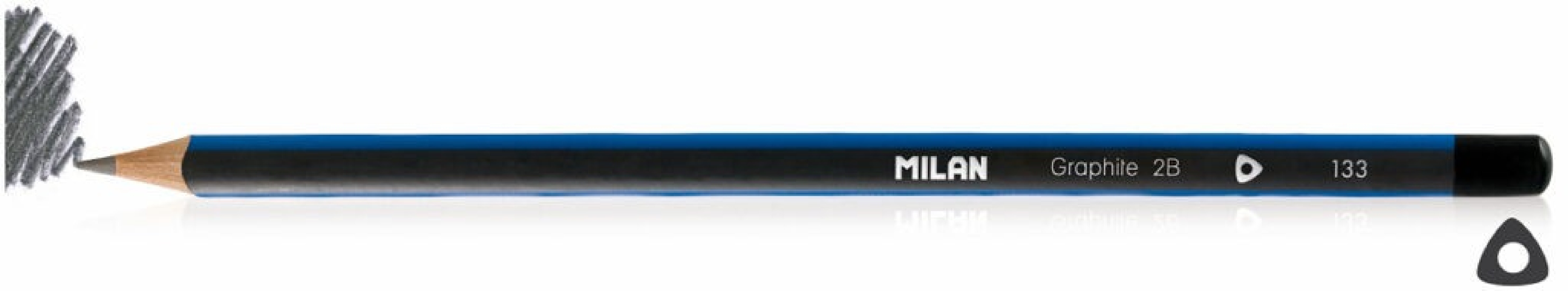 Μολύβι graphite 133 2B Milan