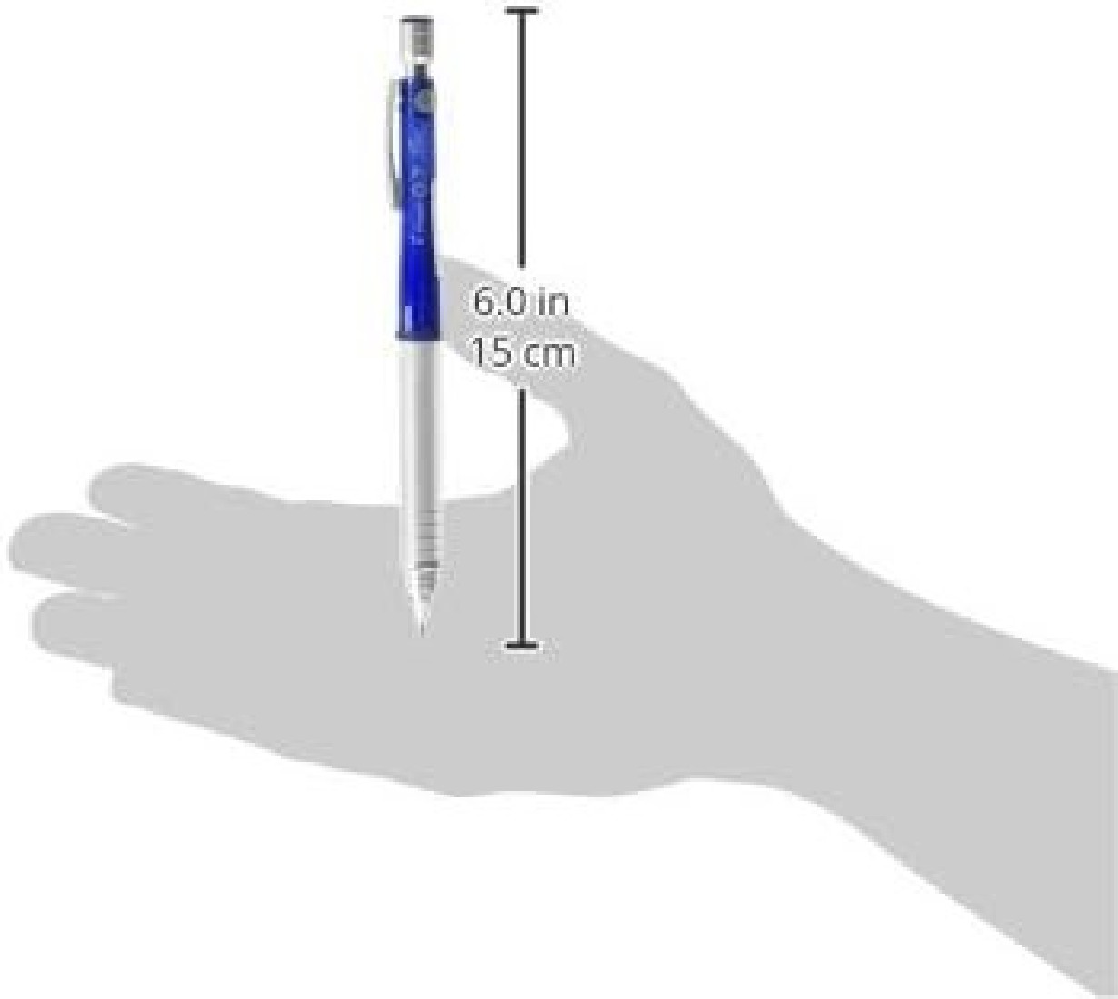 Pilot Mechanical Pencil S10, Transparent Blue Body, 0.7 mm HPS – 1SR – TL7