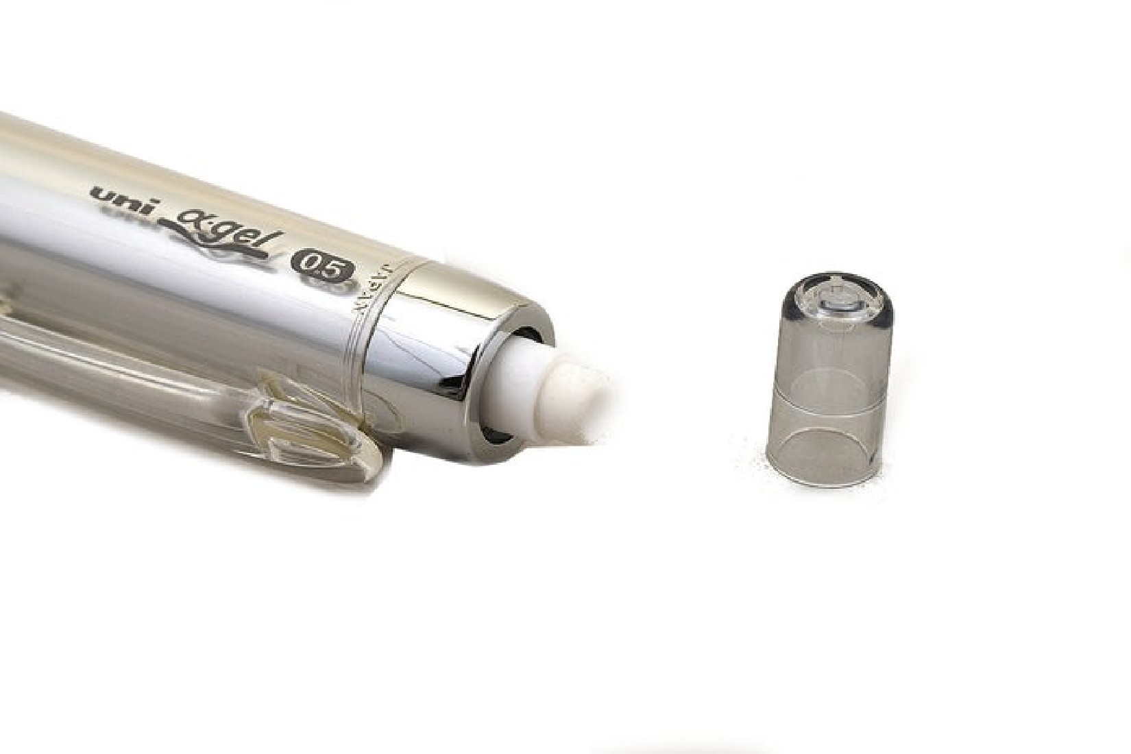 Uni Mitsubishi Pencil Alpha Gel M5858GG1P.15 Kurutoga Mechanical Pencil, 0.5, red