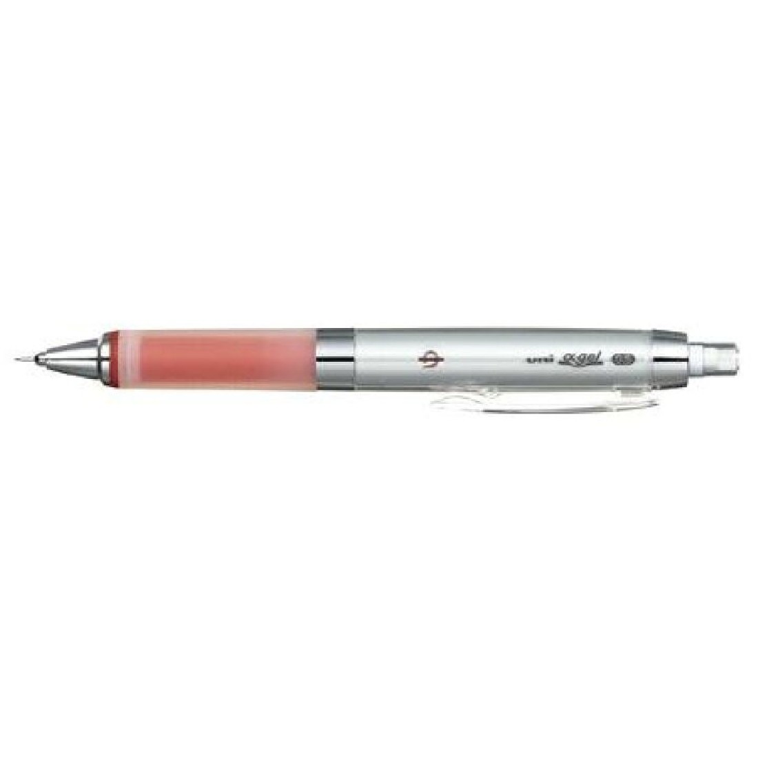Uni Mitsubishi Pencil Alpha Gel M5858GG1P.15 Kurutoga Mechanical Pencil, 0.5, red