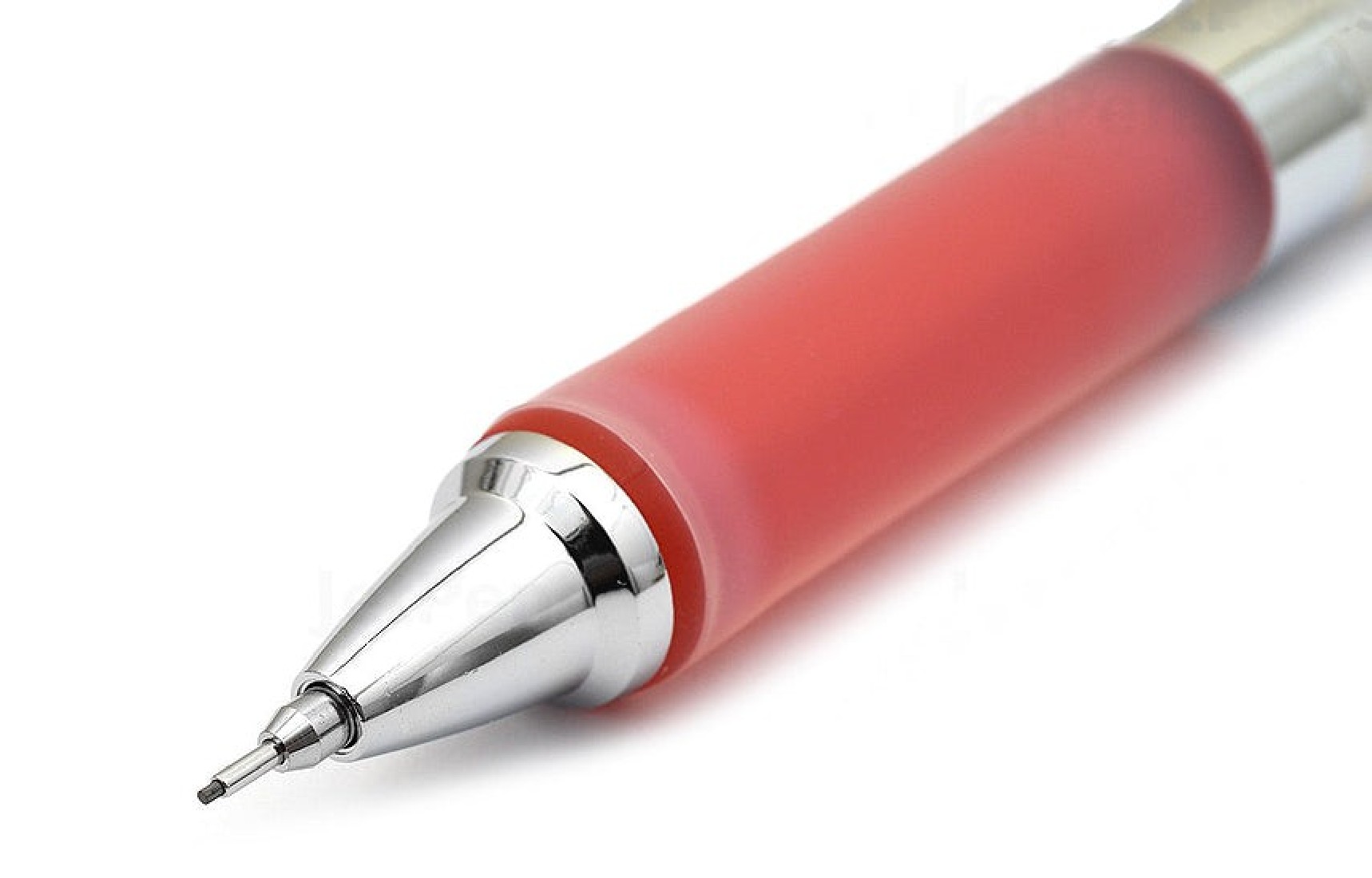 Uni Mitsubishi Pencil Alpha Gel M5858GG1P.15 Kurutoga Mechanical Pencil, 0.5, red