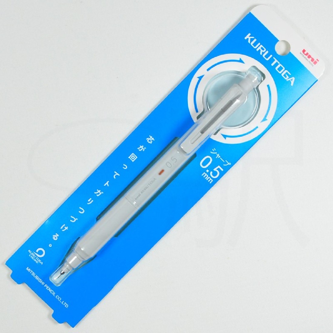 Mitsubishi Mechanical Pencil Kurutoga KS 0.5mm Light Grey M5-KS1P.37