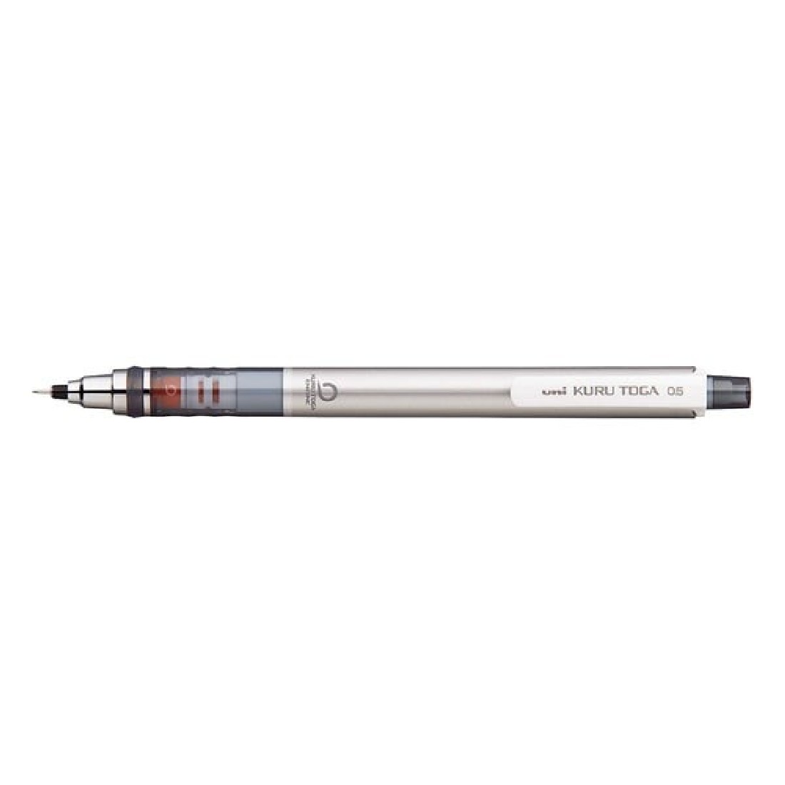 Uni Mitsubishi Mechanical pencil Kurutoga Standard  Pipe Slide Model  Silver 0,5 mm, M5-450 1P .26