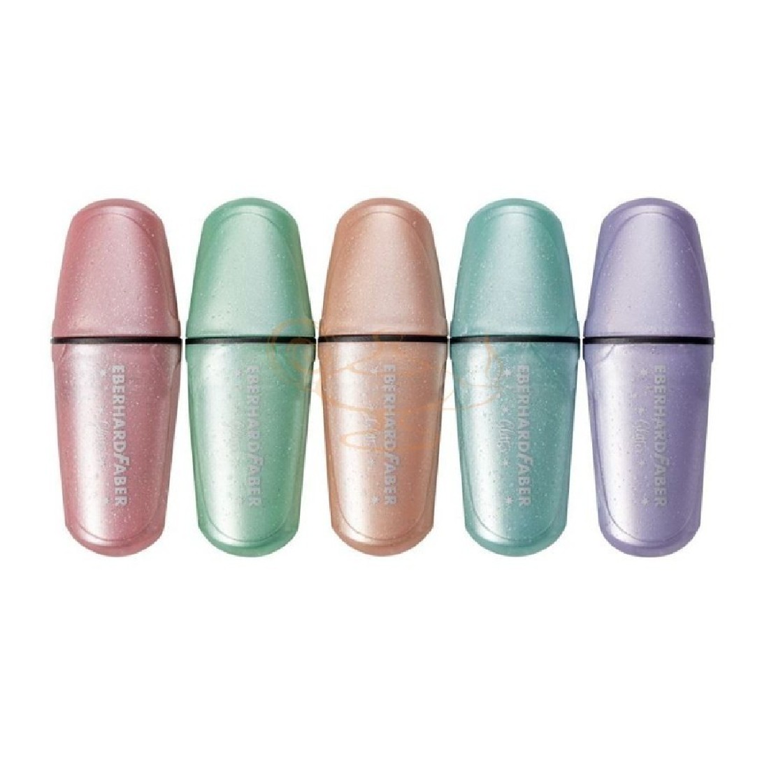Μαρκαδόροι Υπογράμμισης Glitter Pastel Mini 5τμχ 551409 Eberhard Faber