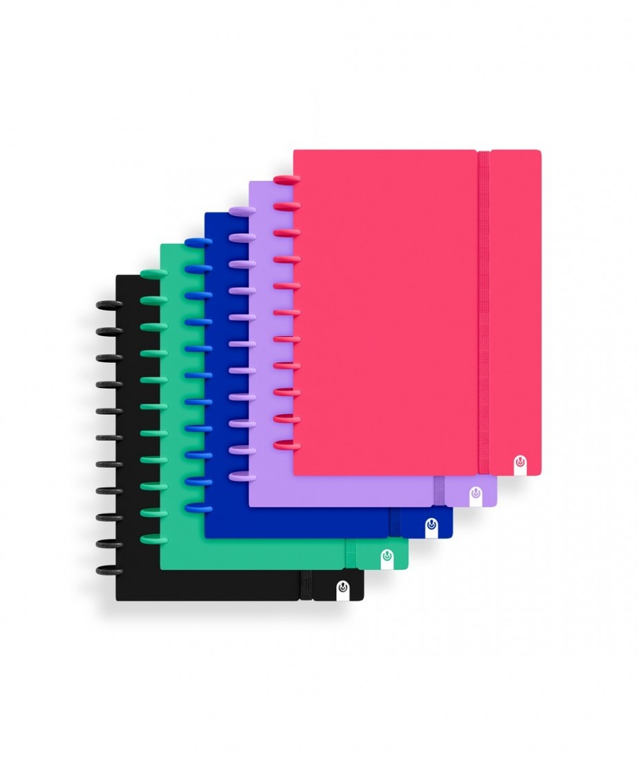 Τετράδιο Α4 Mαύρο με κρίκους Ingeniox Carchivo 66024006