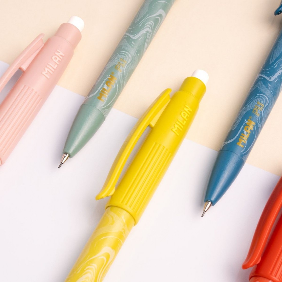 Μηχανικό μολύβι με γόμα PL1 Lava Series 0.5mm HB Milan