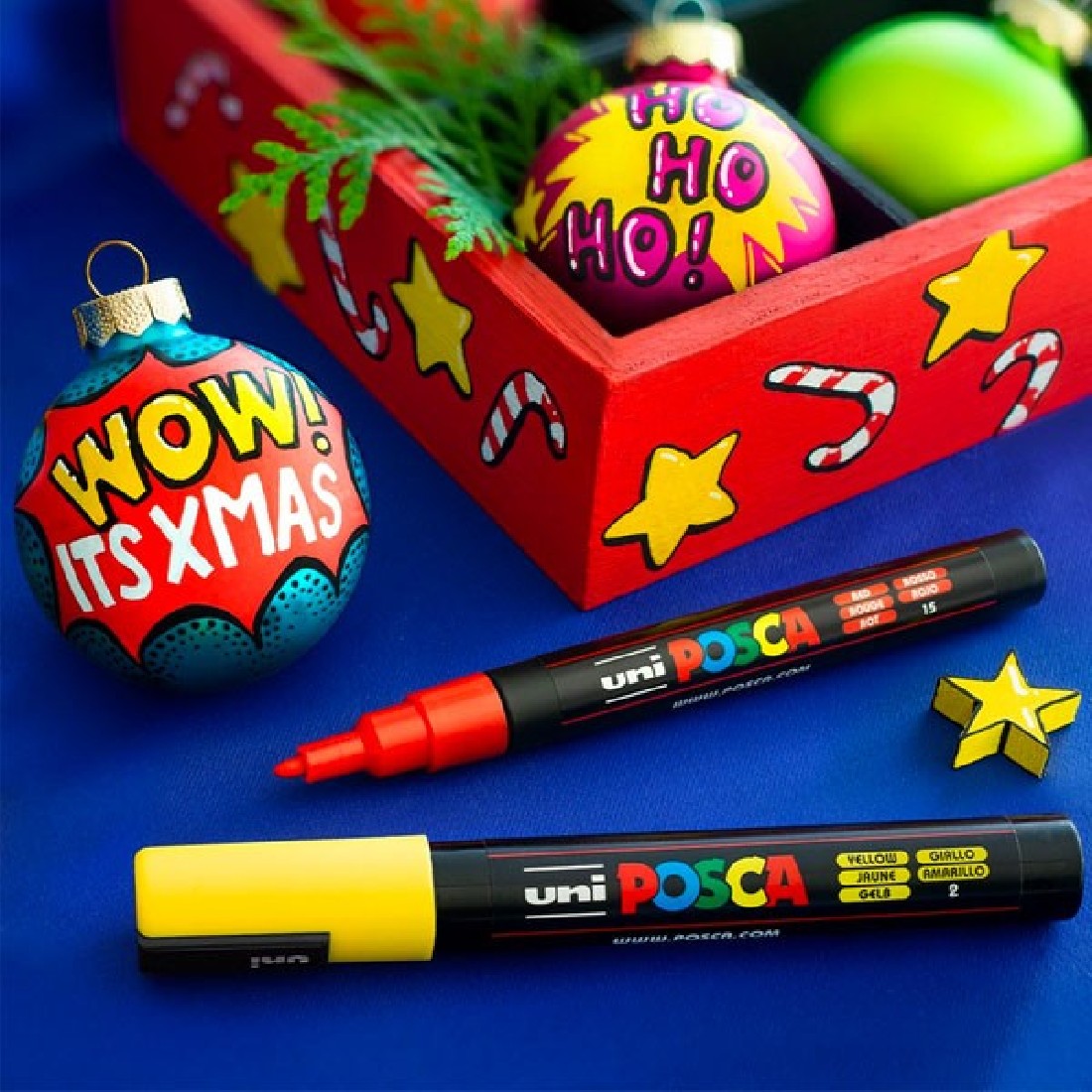 POSCA Paint Markers Pop Colours Collection Tin Set 20pc
