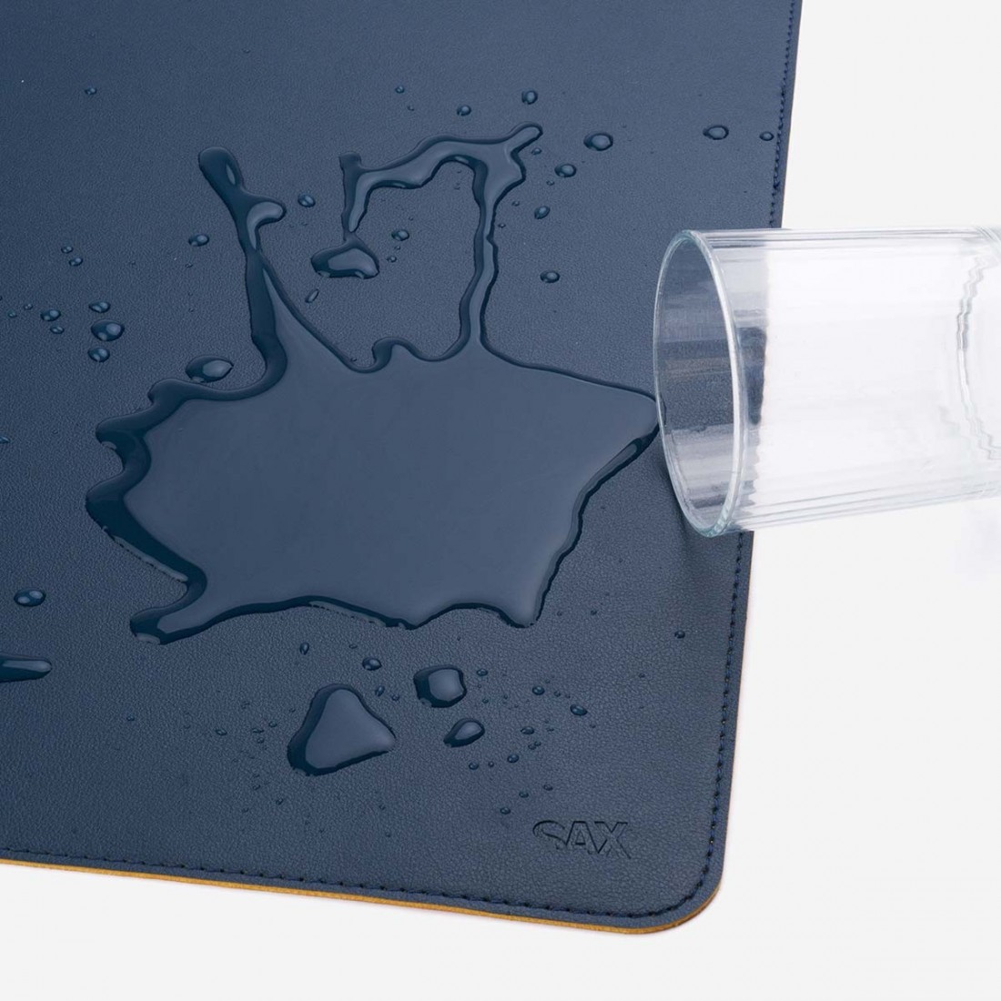 Σουμέν γραφείου( desk pad)  45χ90cm Αδιάβροχο διπλής όψης, blue/yellow, 2-700-03 SAX