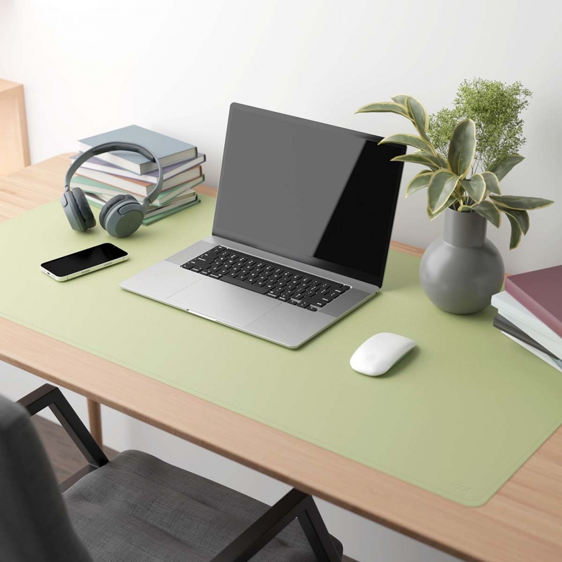 Σουμέν γραφείου( desk pad)  45χ90cm Αδιάβροχο διπλής όψης, light blue/light green, 2-700-02 SAX