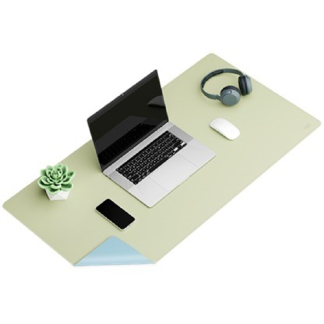 Σουμέν γραφείου( desk pad)  45χ90cm Αδιάβροχο διπλής όψης, light blue/light green, 2-700-02 SAX