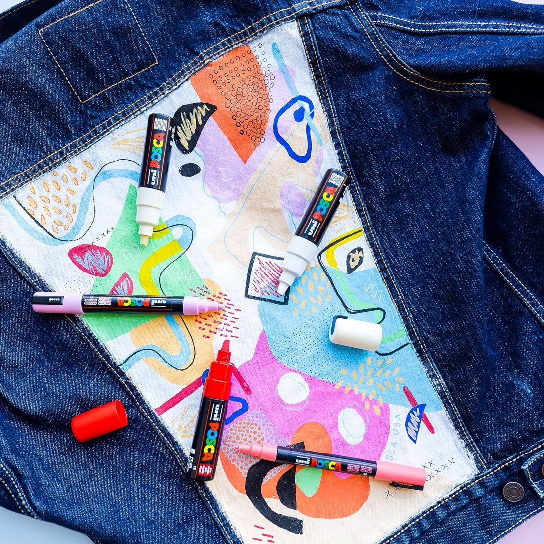 POSCA Σετ 4 Μαρκαδόροι PC-5M Soft Colours