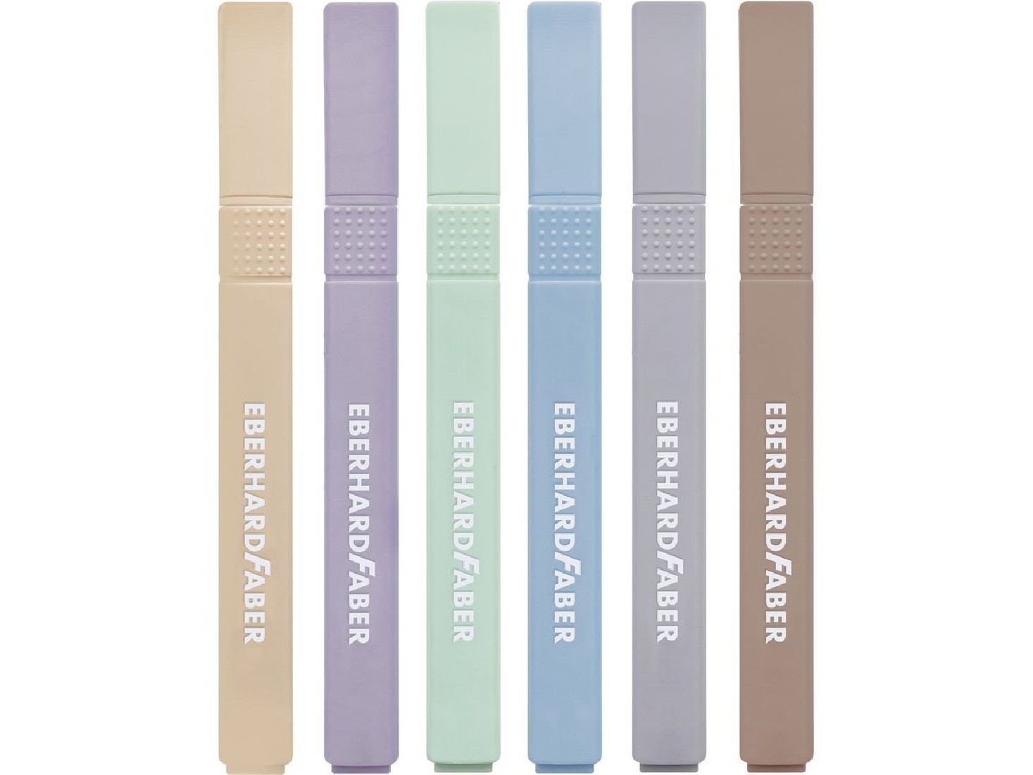Μαρκαδόροι Υπογράμμισης slim 6 Nature χρώματα Eberhard Faber 551505