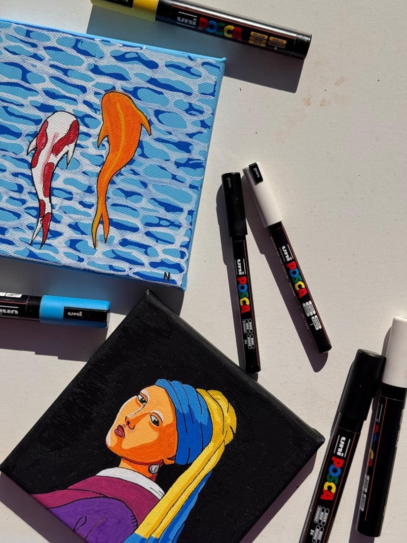 POSCA Σετ 8 Μαρκαδόροι PC-5M Cool Colours