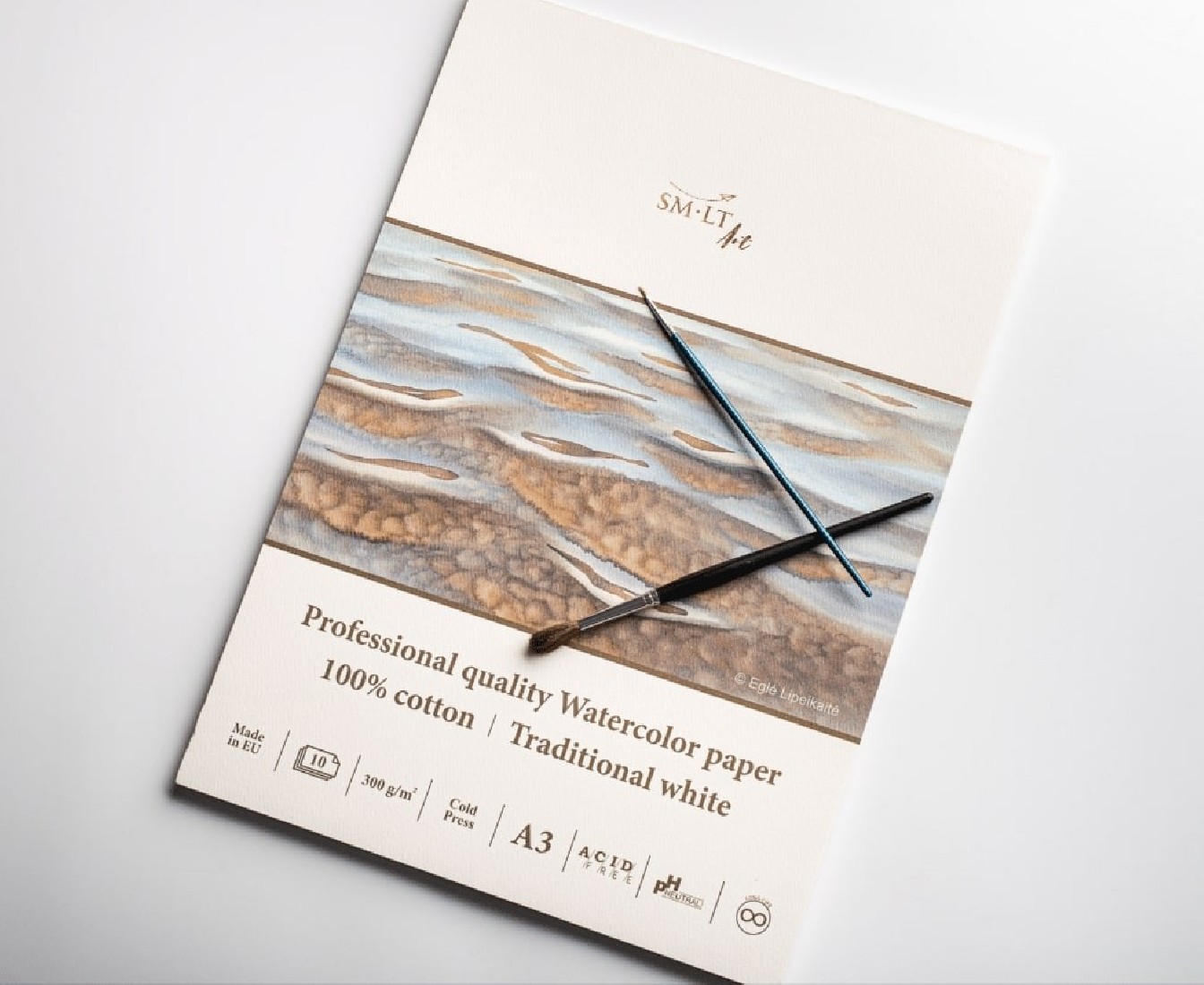 SM-LT ART Watercolor Professional  Pad A4 300 gsm 10 sheets 100% cotton Cold Press