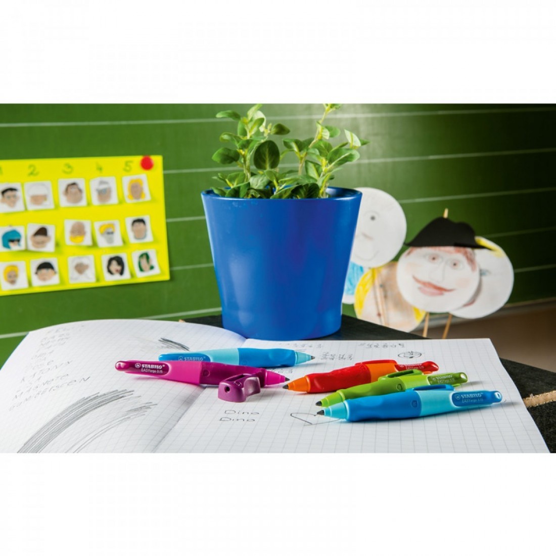 Stabilo Easyergo Μηχανικό Μολύβι για Αριστερόχειρες Πλαστικό 3.15mm με Ξύστρα Light Blue