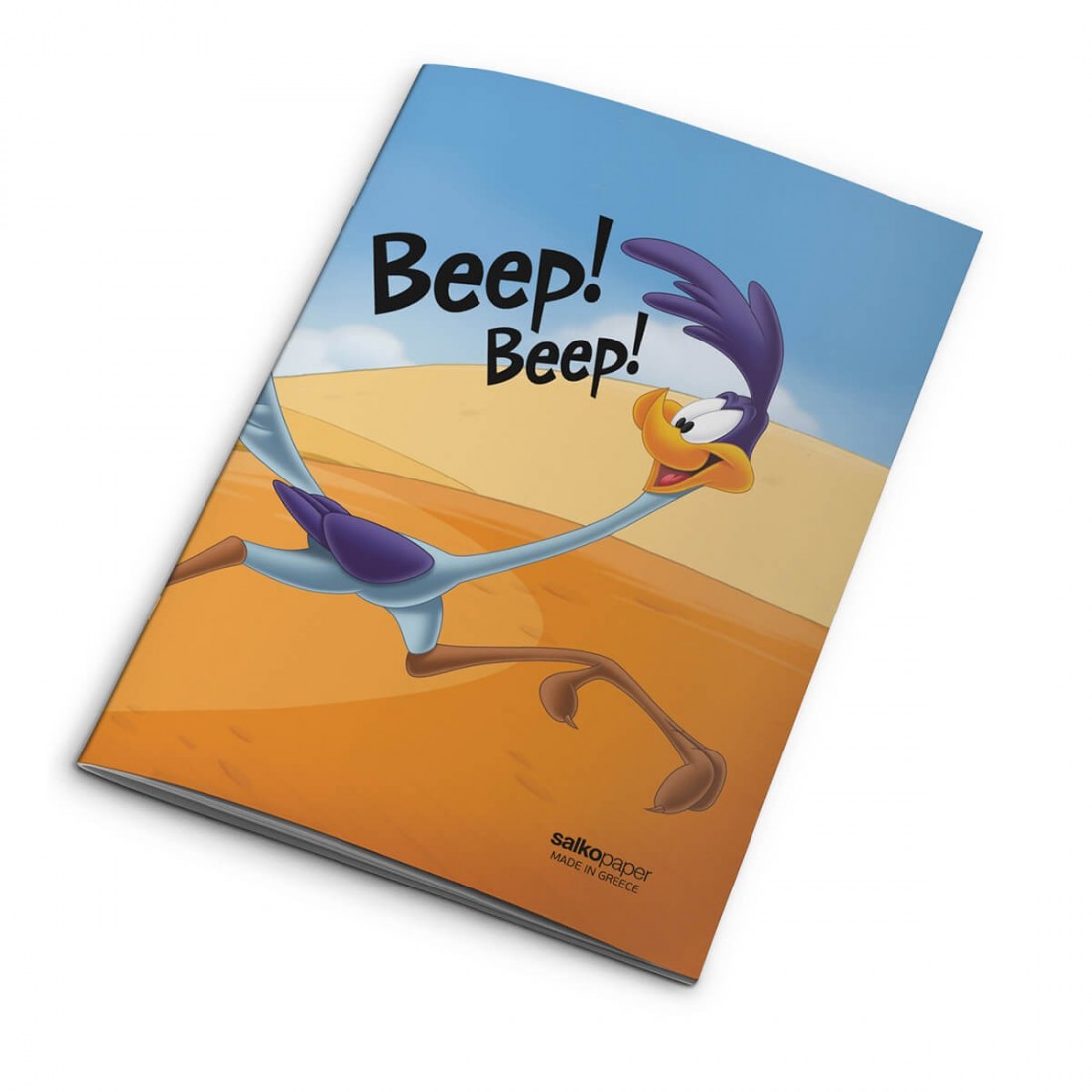 Τετράδιο Καρφίτσα 17χ25cm 80gr  Road Runner Salko