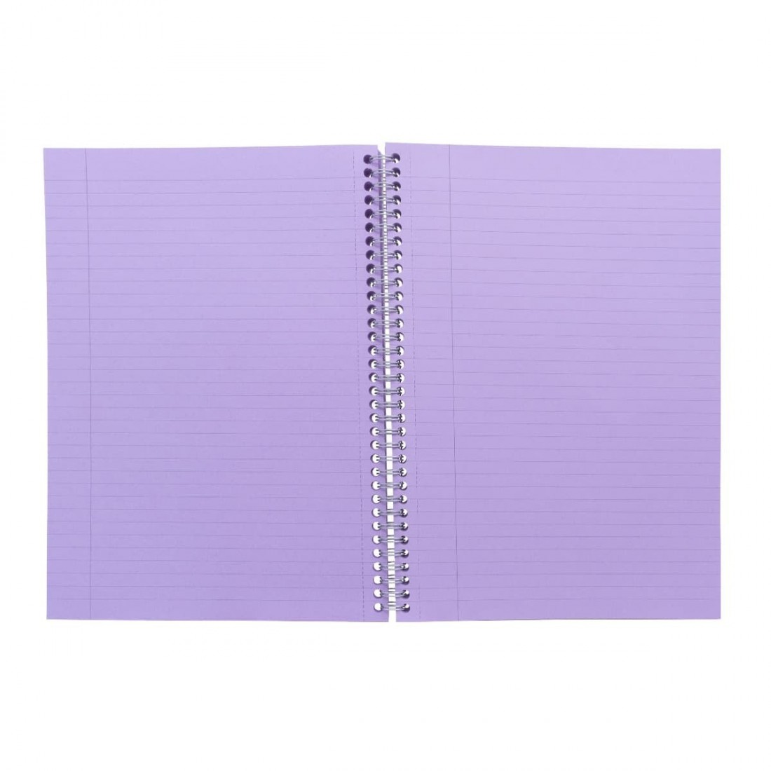 Τετράδιο Σπιράλ Α4 με τρύπες, περιθώριο 200 φύλλα Μωβ IRLJOTA Pukka Pad