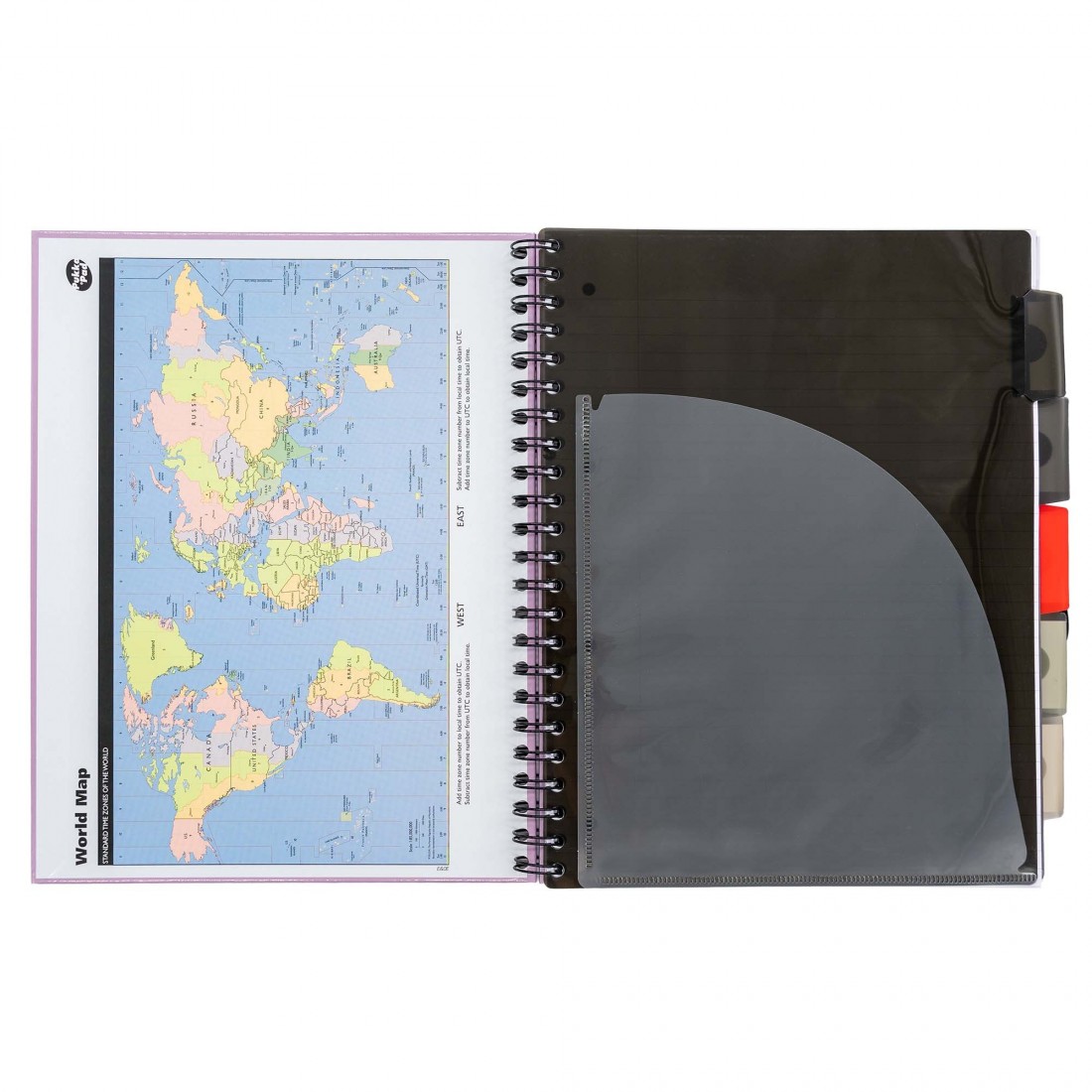 Τετράδιο Σπιράλ Θεματικό Α4  με Τρύπες, Περιθώριο και Λάστιχο 200 φύλλα 6970 Pukka Pad