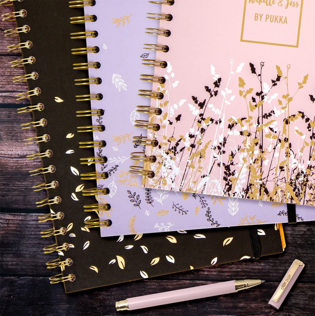 Τετράδιο Σπιράλ Θεματικό με Σκληρό Εξώφυλλο Β5 200 σελ 60gr Rochelle and Jess Pukka