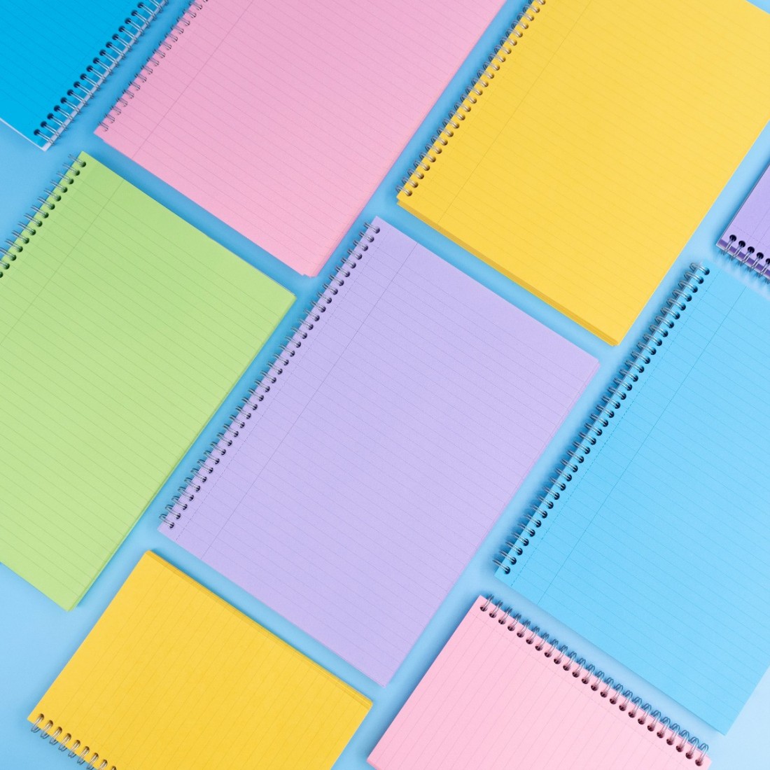 Τετράδιο Σπιράλ Α4 με τρύπες, περιθώριο 200 φύλλα Κίτρινο IRLJOTA Pukka Pad