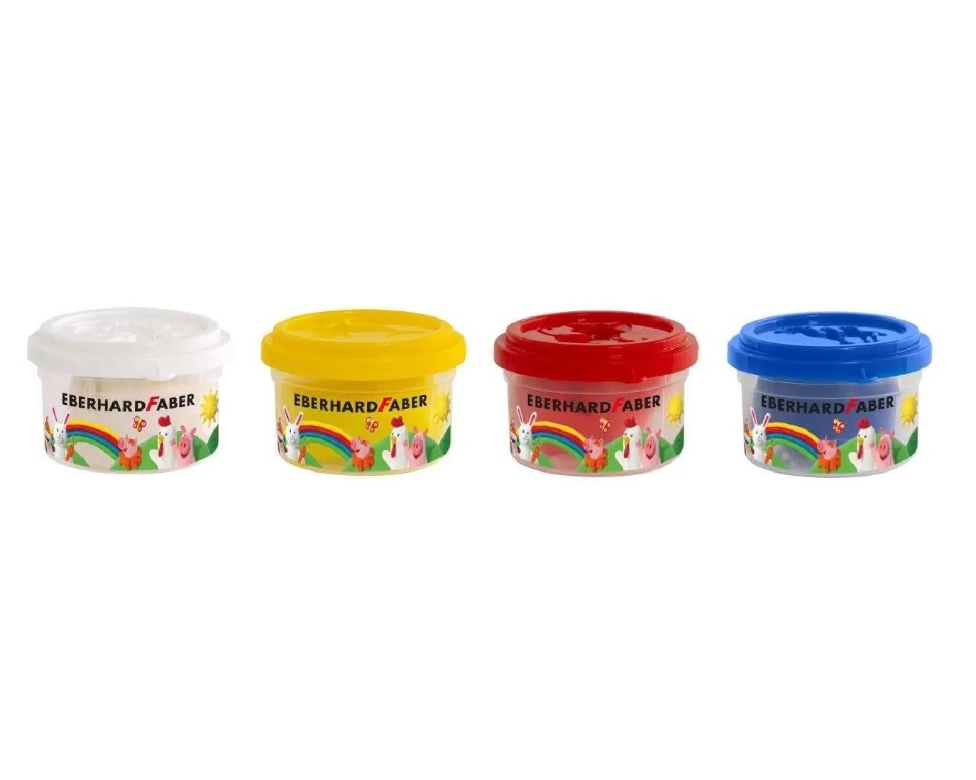Πλαστοζυμαράκια 4x50gr +2 Εργαλεία Mini Kids 572516 Eberhard Faber