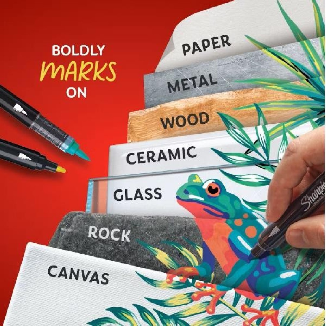 Sharpie Creative Acrylic marker - Brush Red