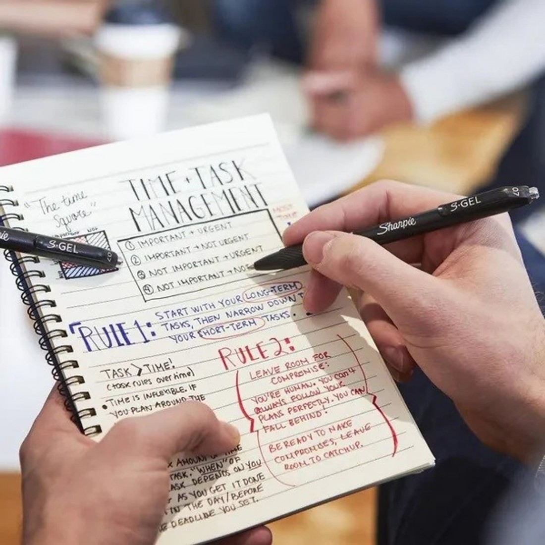 Sharpie S. Gel Pens Blue Gel 0,7 (Blister of 3)