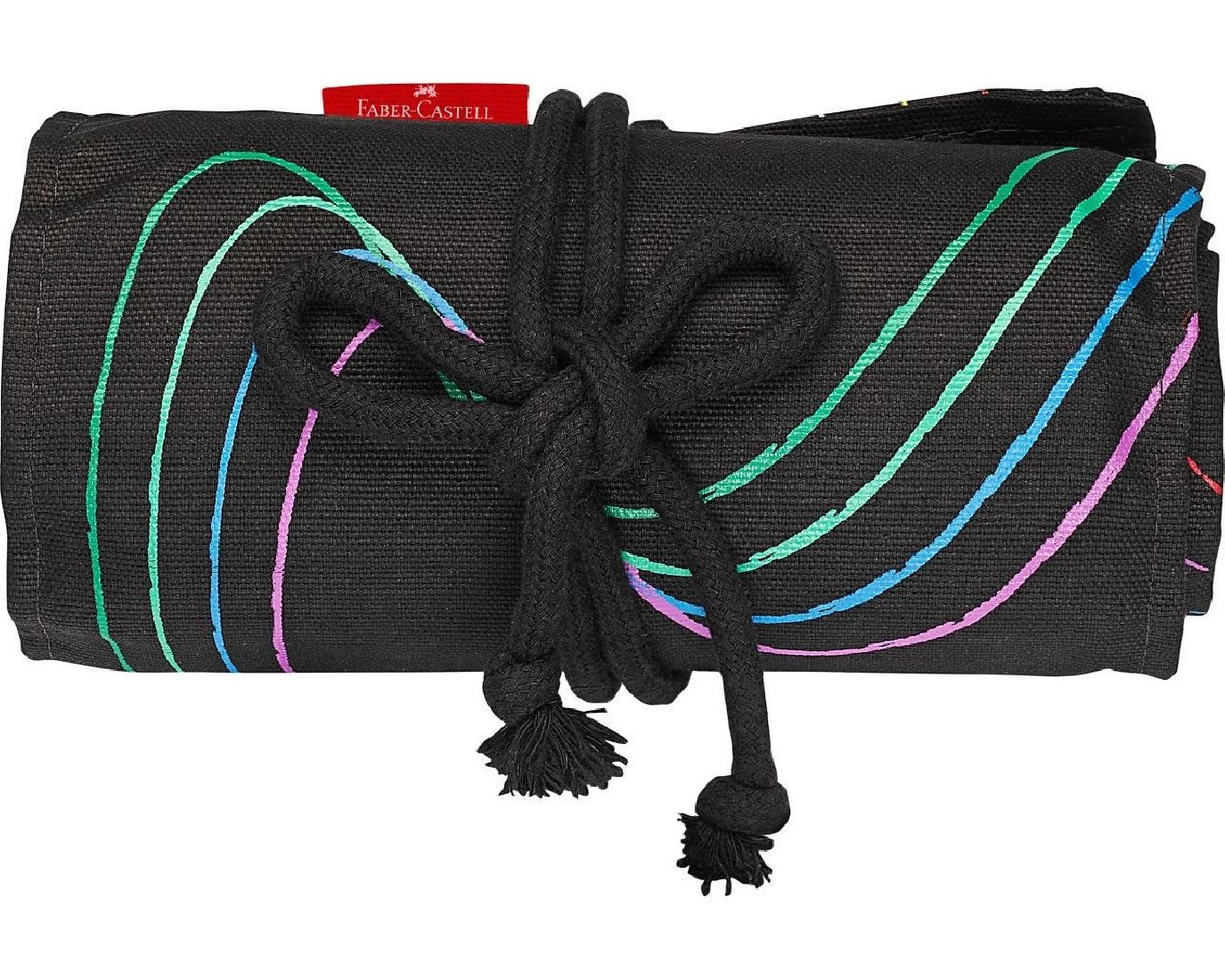 Faber Castell Black Edition Colored Pencils Pencil Roll,  72pcs, 116418