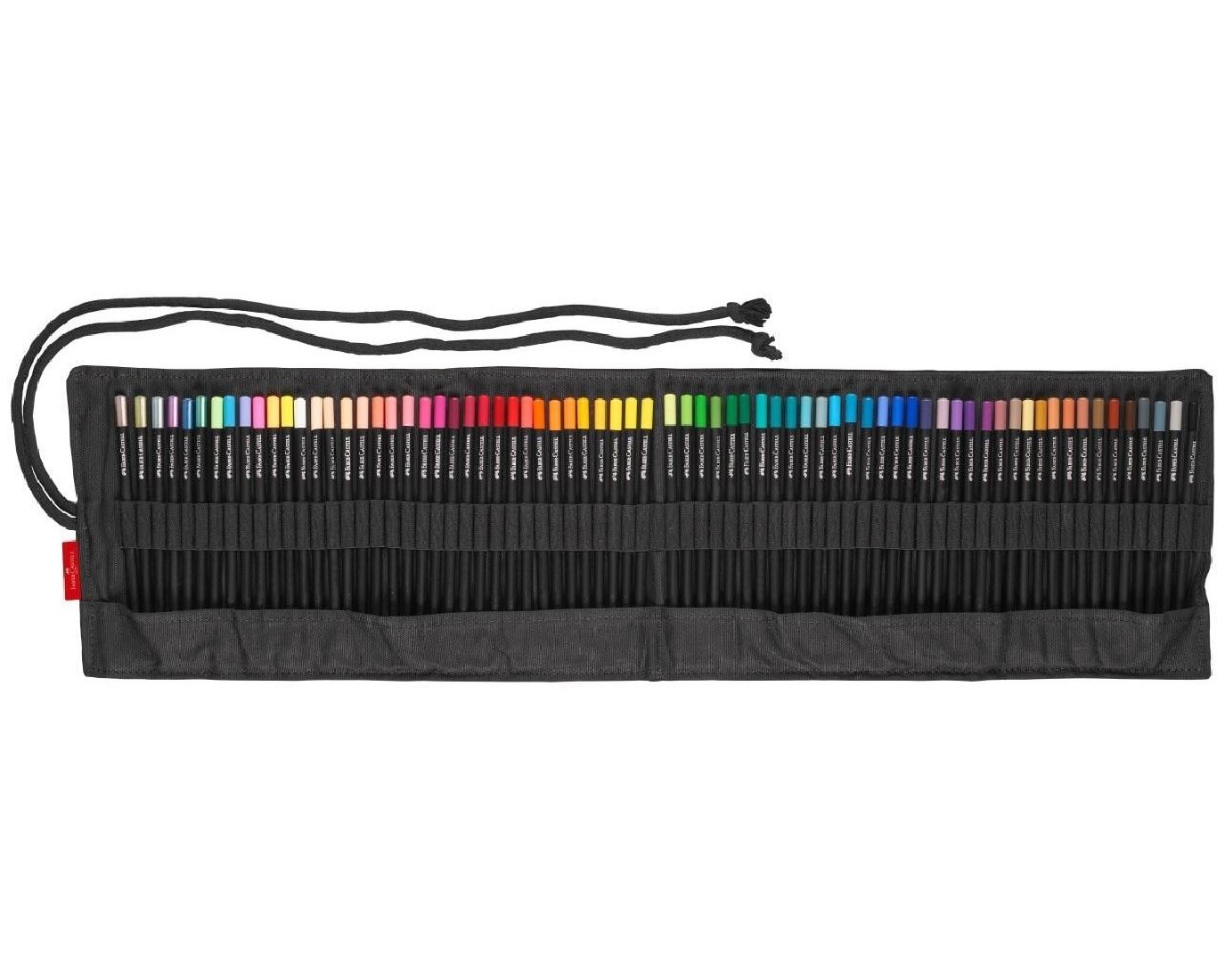 Faber Castell Black Edition Colored Pencils Pencil Roll,  72pcs, 116418