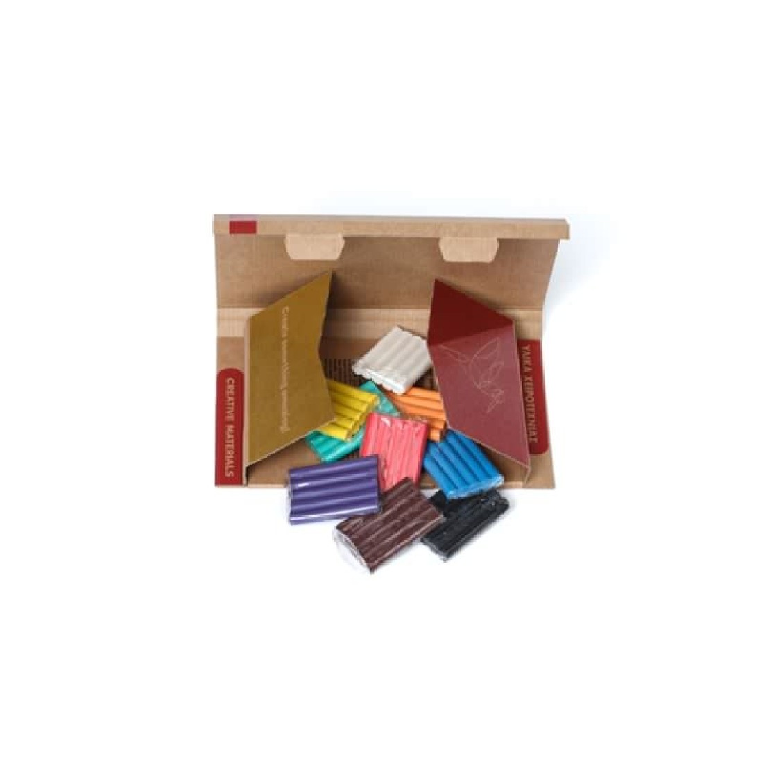 Πλαστελίνη χειροποίητη κασετίνα 9pcs 330gr REX-094 Record