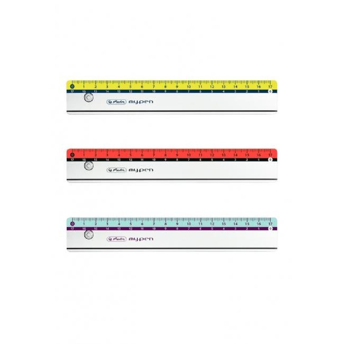 Χάρακας πλαστικός my pen 17 cm 11367984 Herlitz