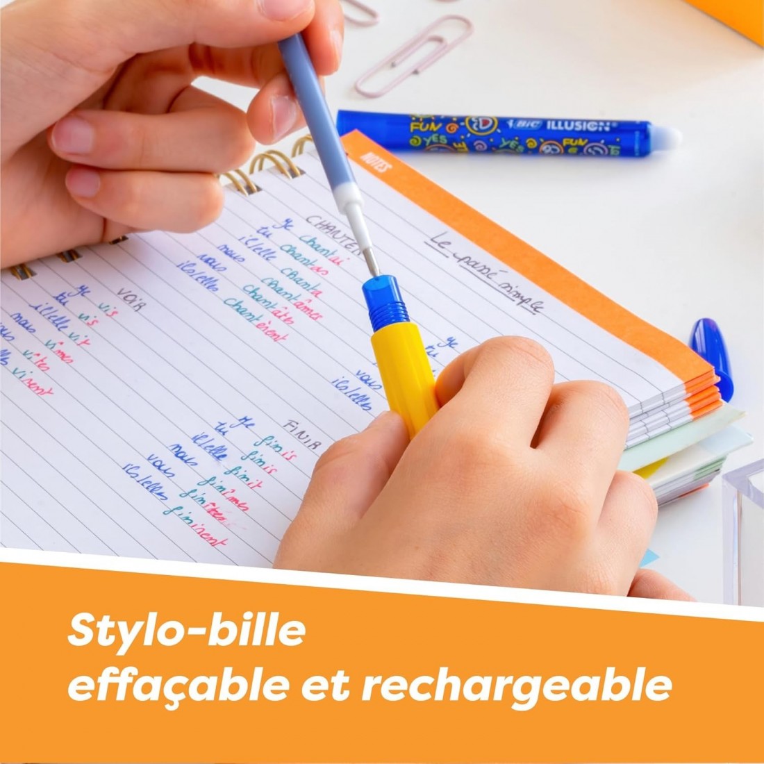 Στυλό Γράψε - Σβήσε Illusion Κόκκινο 0.7mm BIC